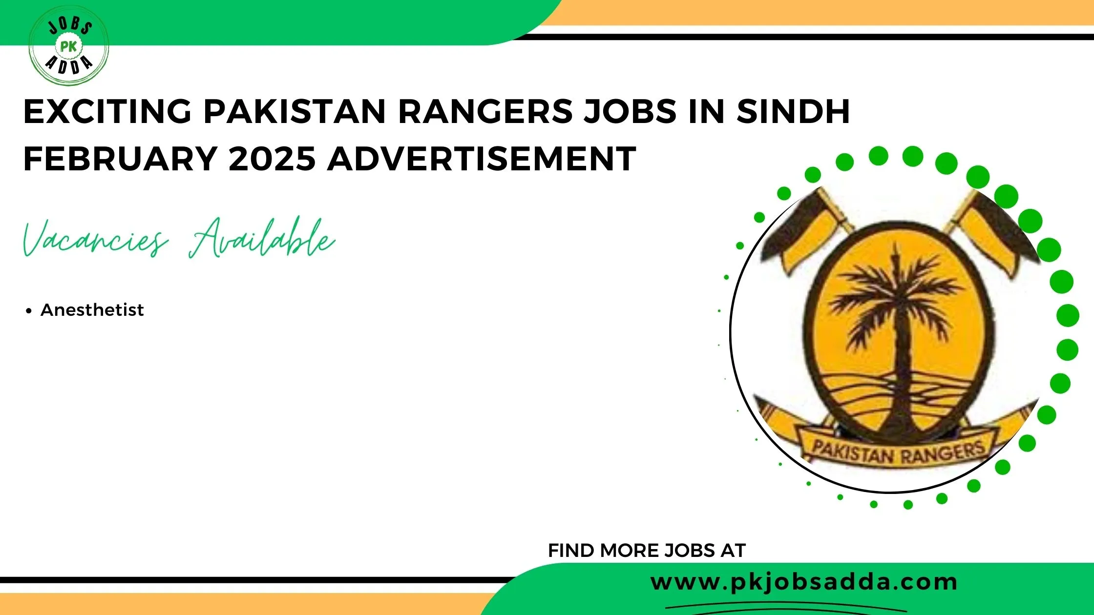 Pakistan Rangers Jobs 2025