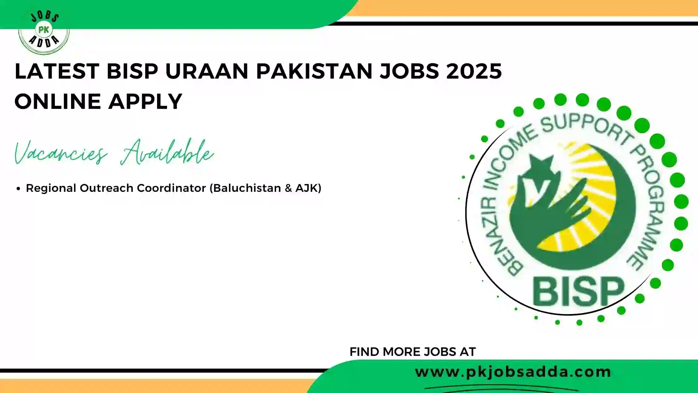 BISP Uraan Pakistan Jobs 2025 Online Apply