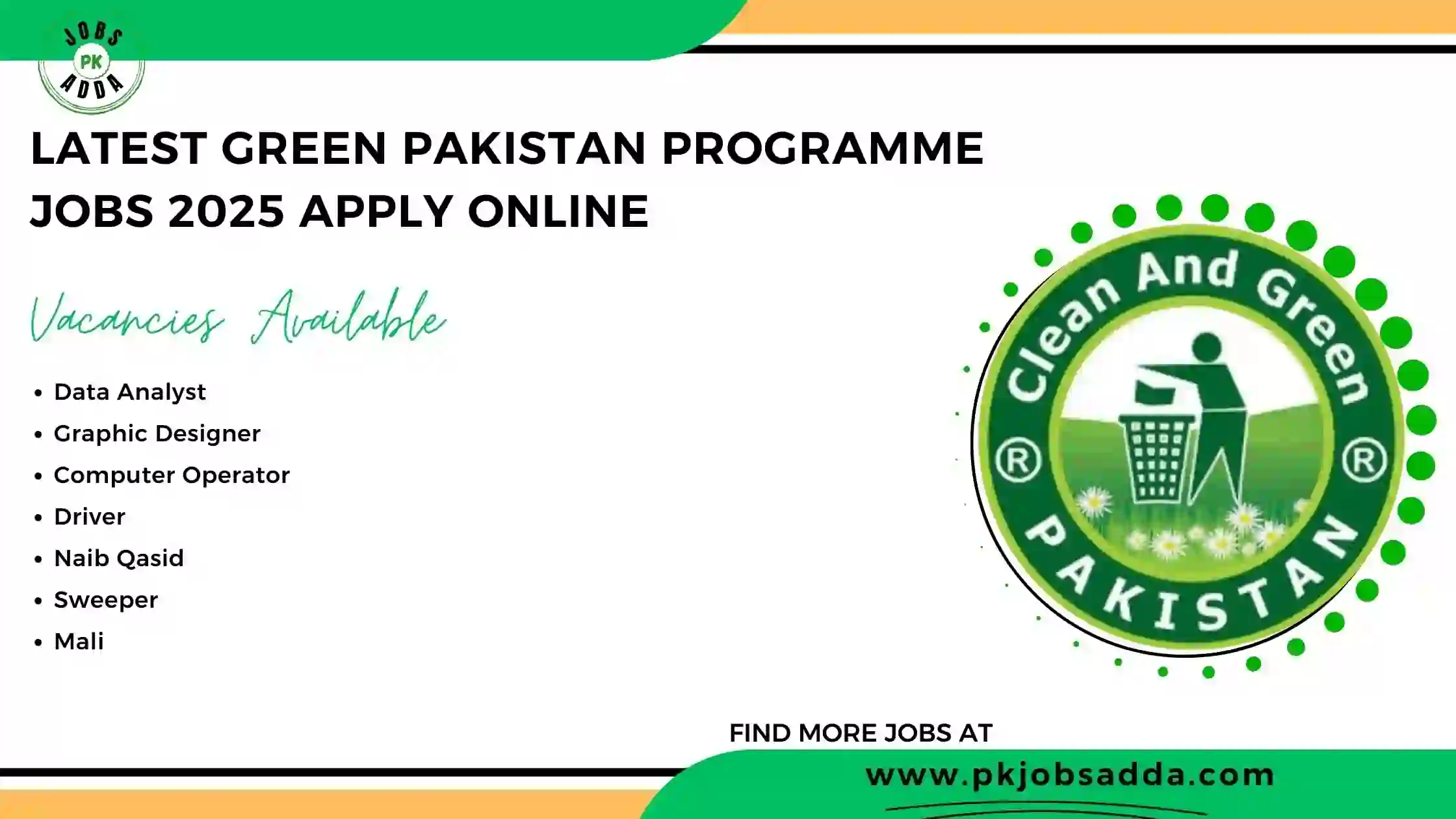 Green Pakistan Programme Jobs 2025 Apply Online