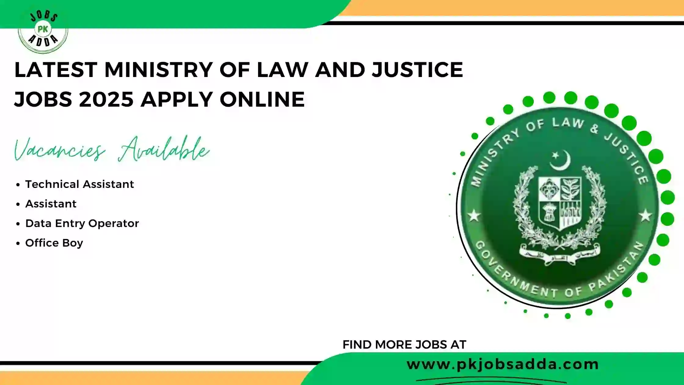 Ministry of Law and Justice Jobs 2025