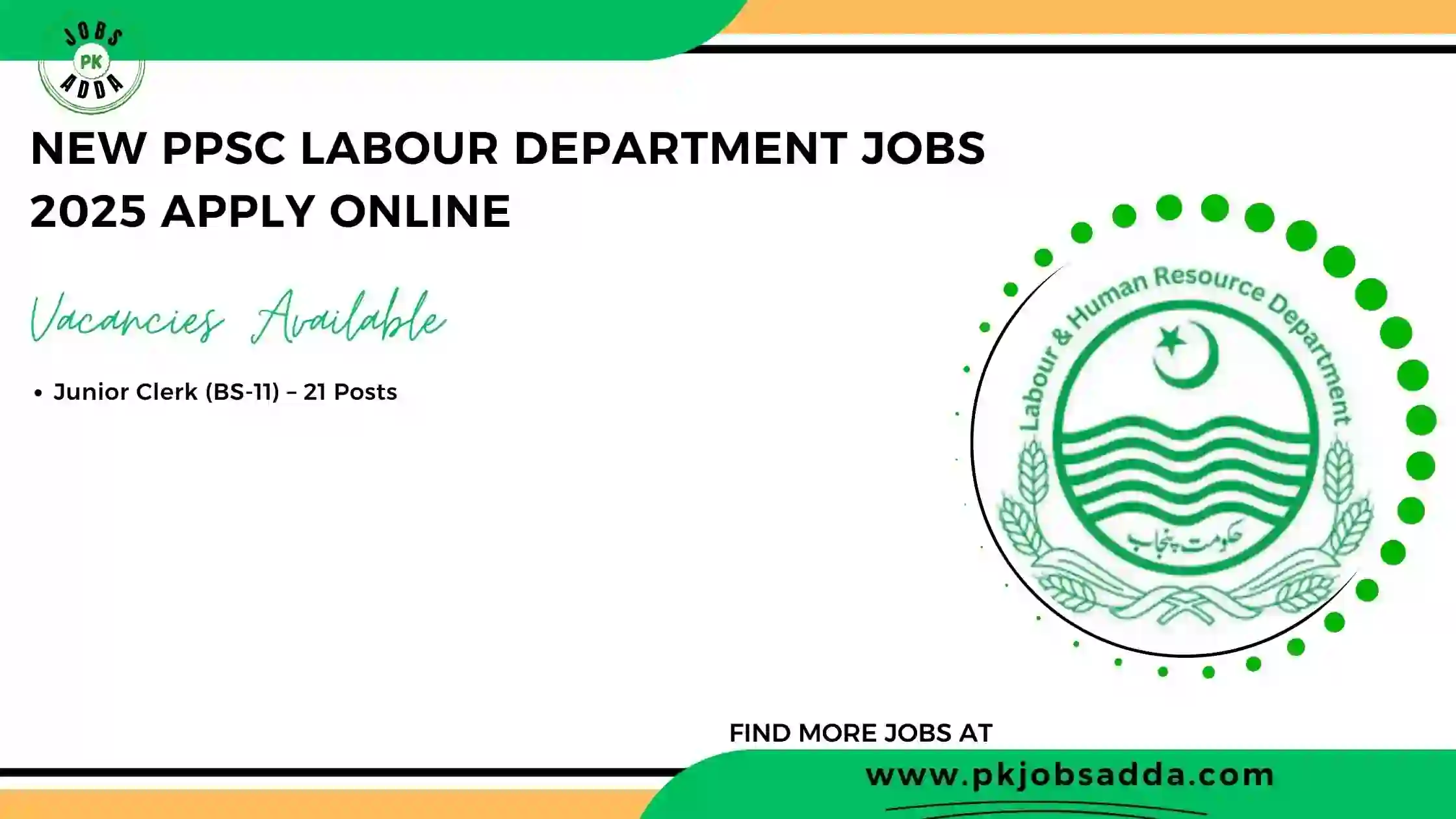 PPSC Labour Department Jobs 2025