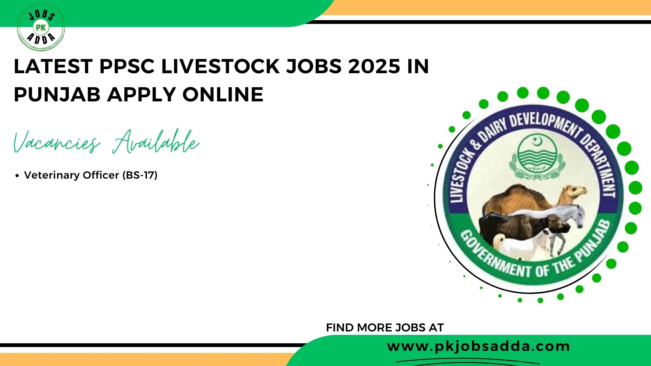 PPSC Livestock Jobs 2025