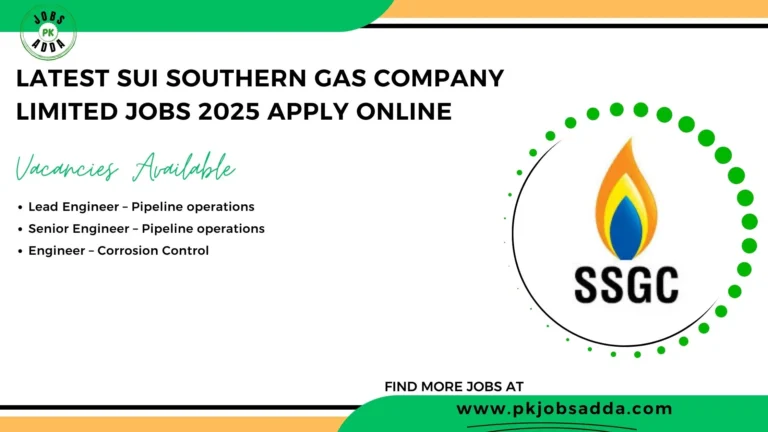 Sui Southern Gas Company Limited Jobs 2025