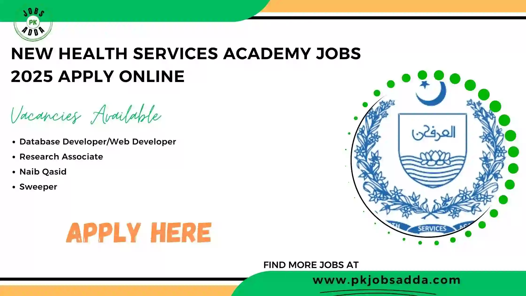 Health Services Academy Jobs 2025
