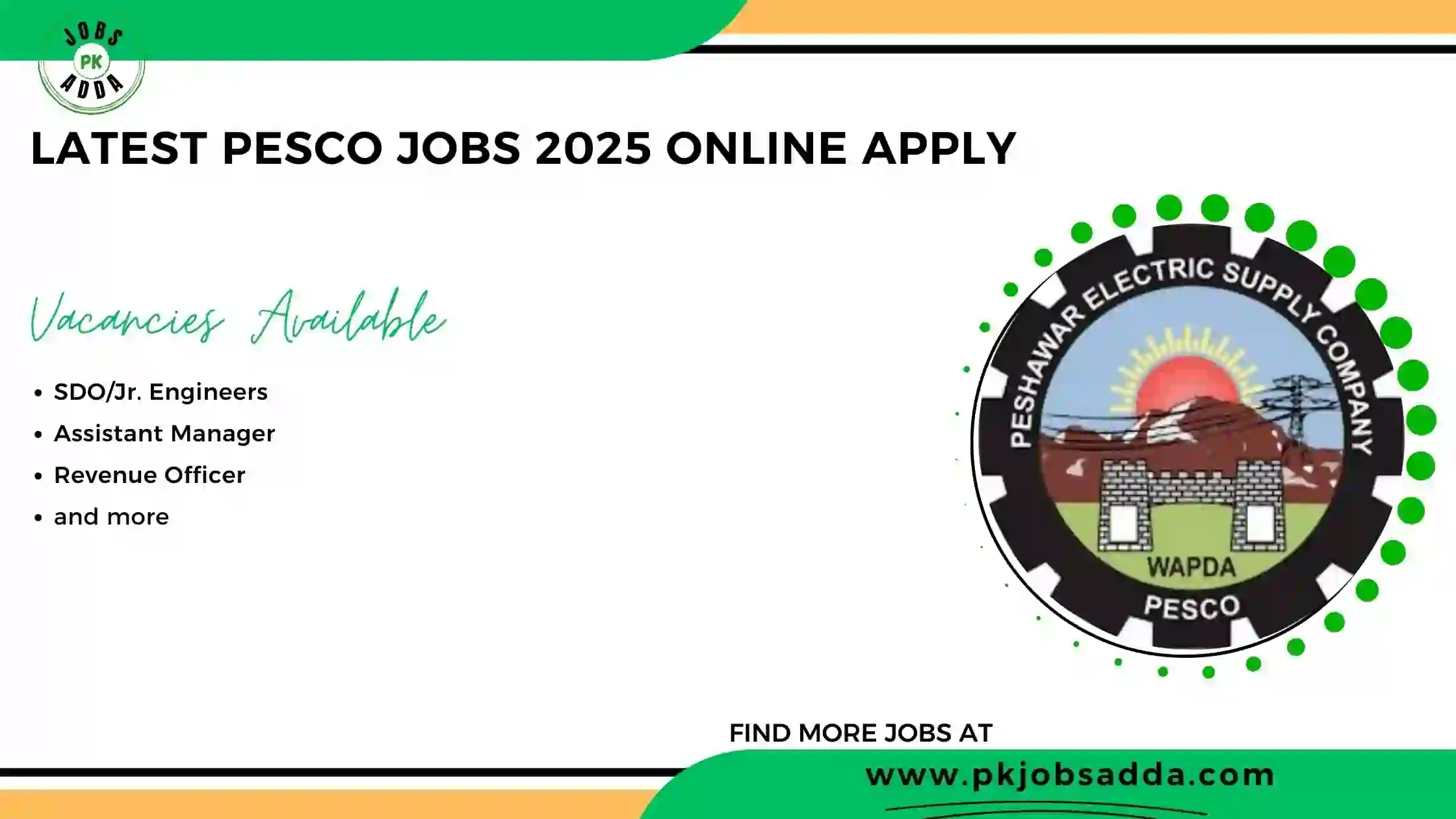 PESCO Jobs 2025 Online Apply