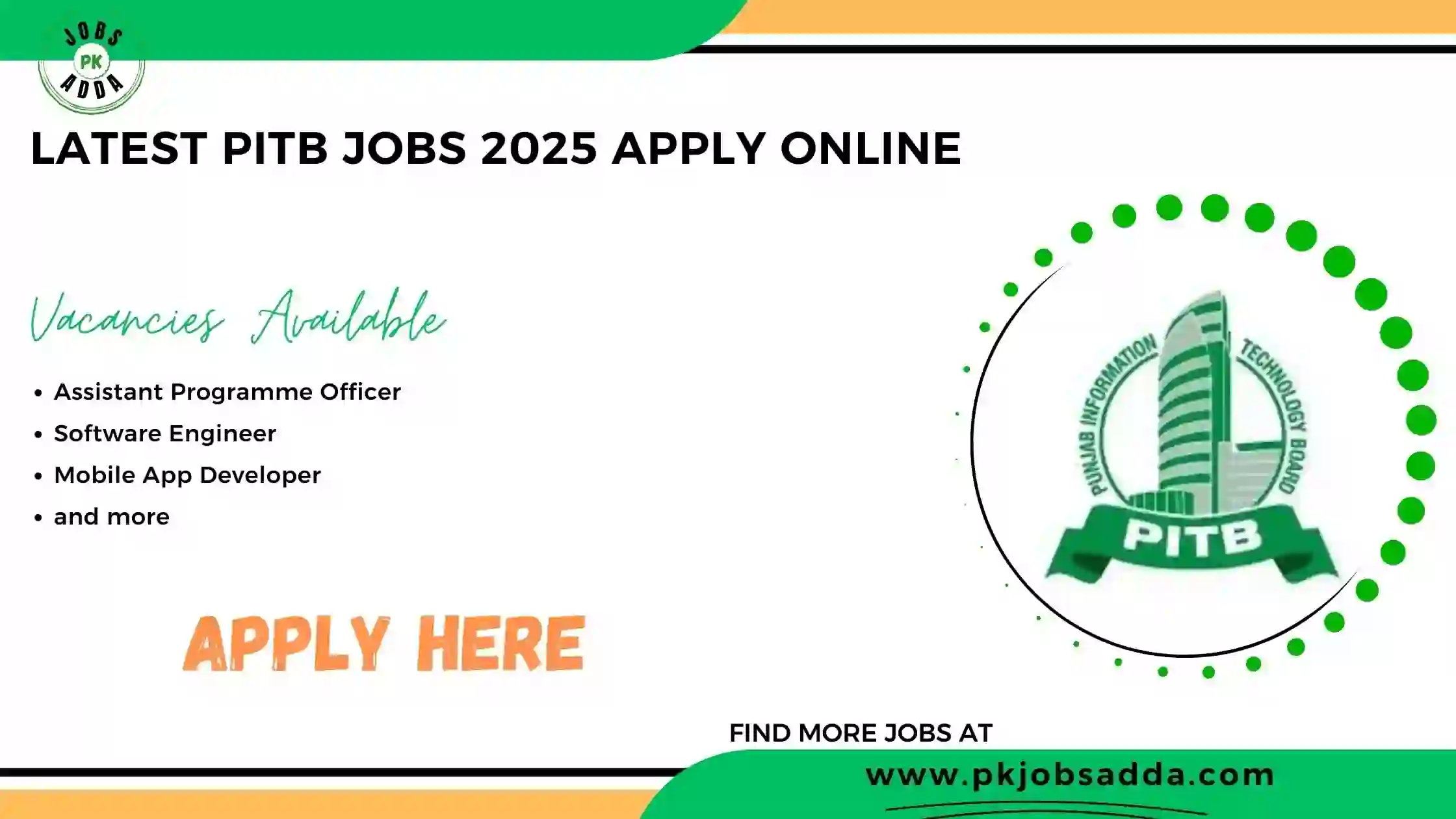 PITB Jobs 2025