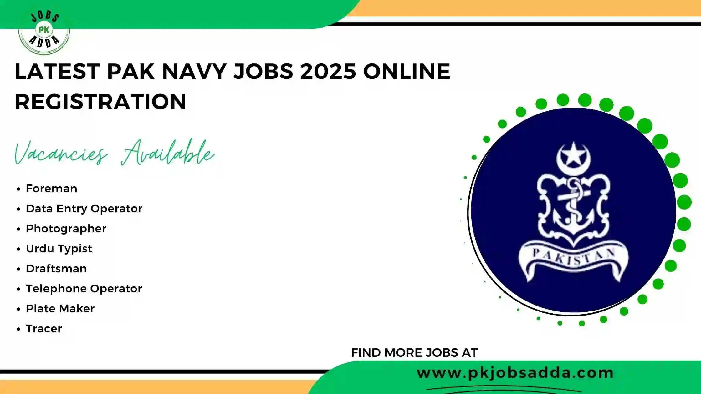 Pak Navy Jobs 2025 Online Apply