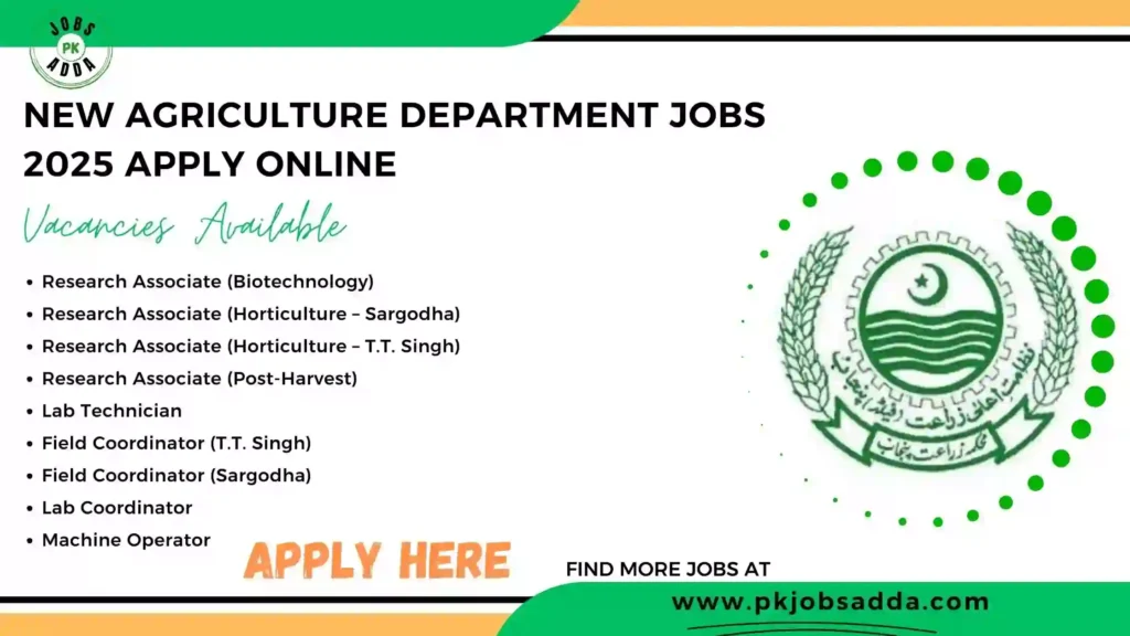 Agriculture Department Jobs 2025