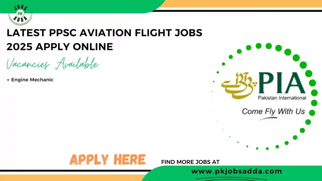 PPSC Aviation Flight Jobs 2025